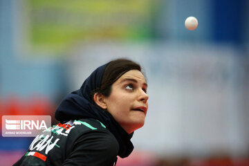 Entrenamientos del equipo de tenis de mesa iraní
