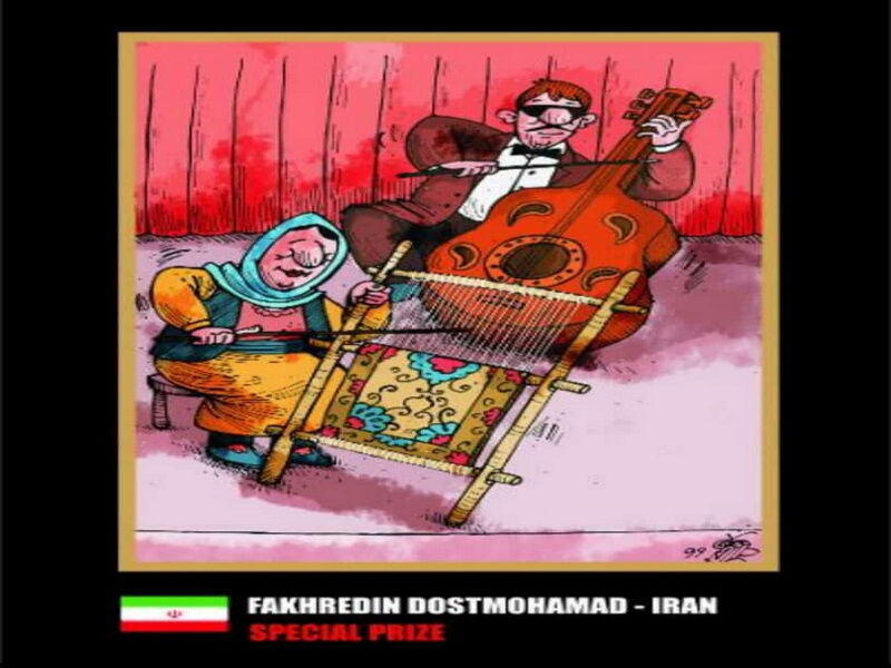 Iran cartoonist wins special prize of Croatia int’l fest