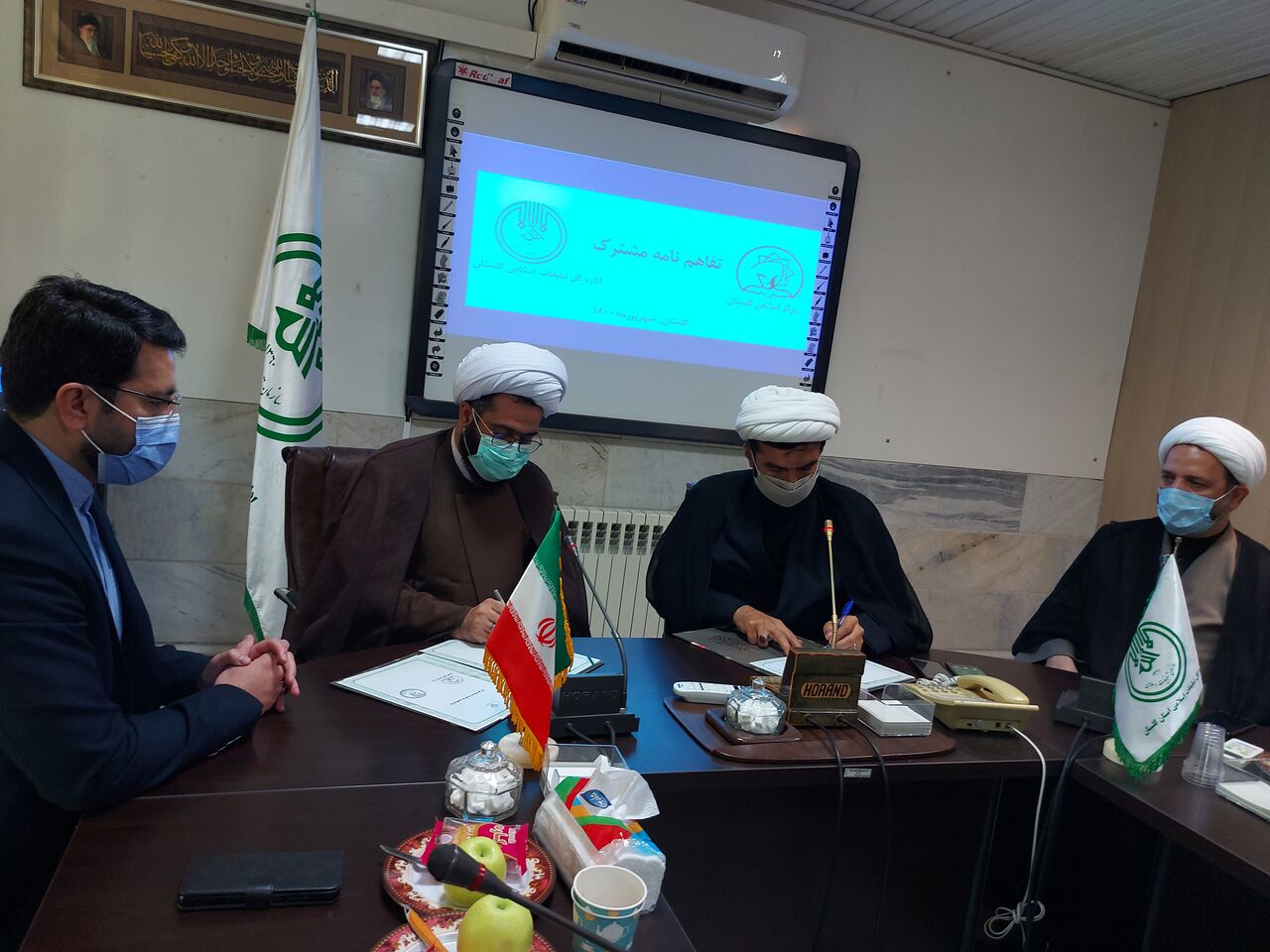 تبلیغات اسلامی و مرکز اسلامی گلستان تفاهم نامه همکاری امضا کردند