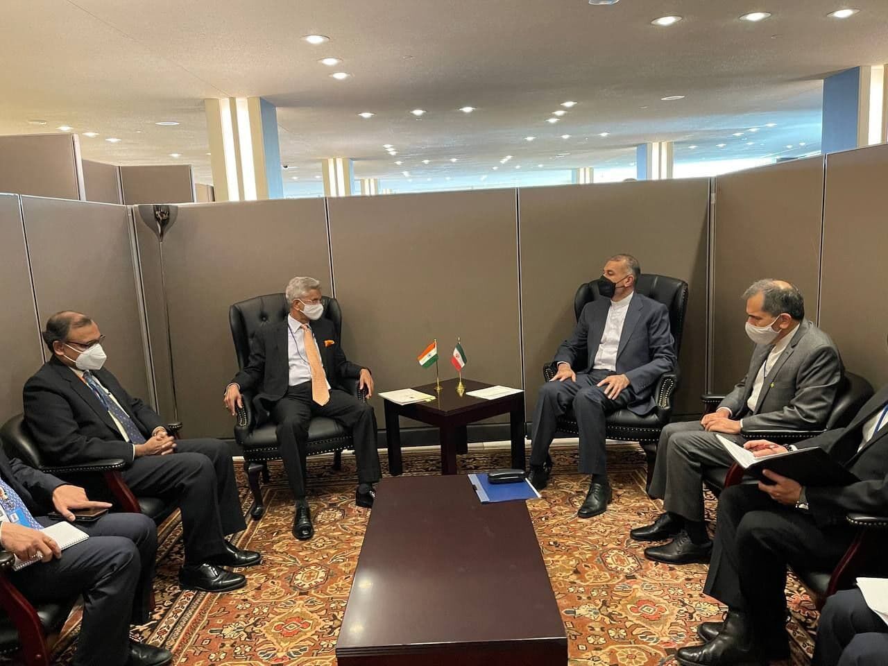 ایران اور بھارت کے وزرائے خارجہ کا باہمی تعلقات کے فروغ پر زور