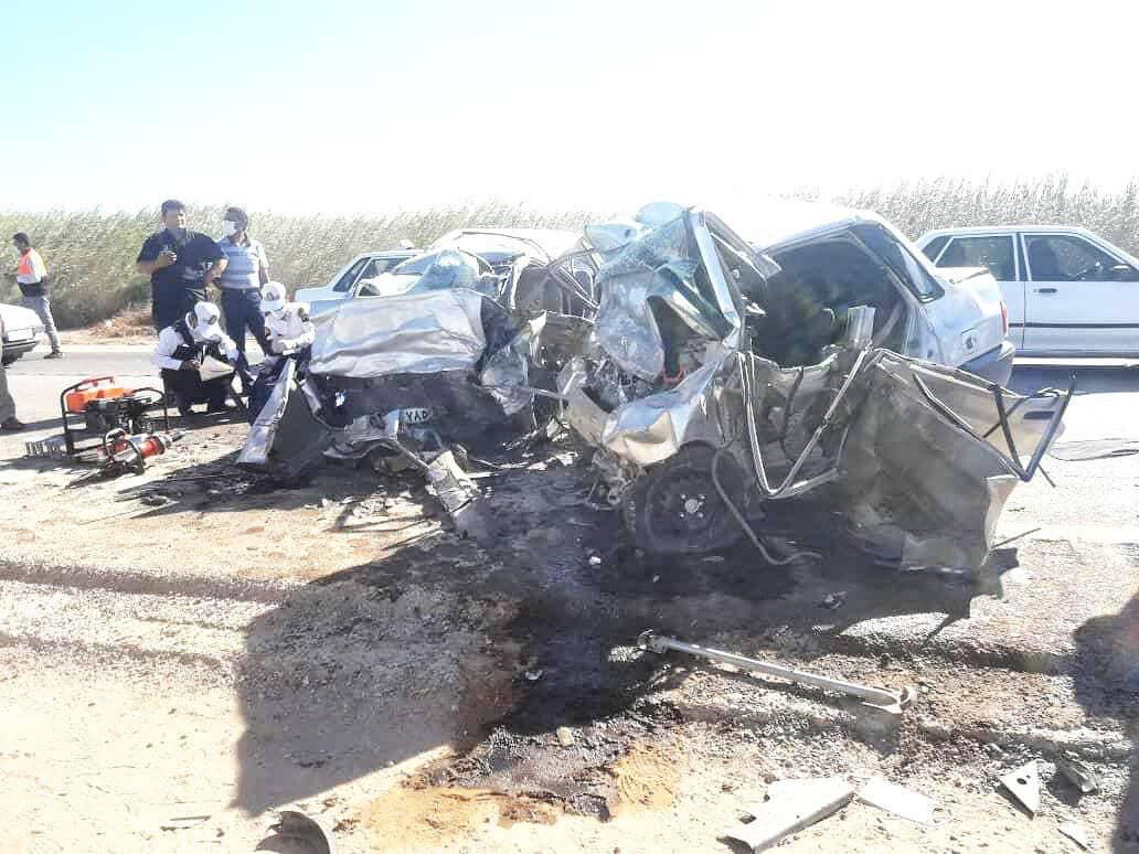 حادثه رانندگی در جاده خرمشهر - اهواز چهار کشته برجا گذاشت
