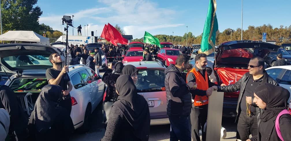 آیین عزاداری اربعین حسینی (ع) در پایتخت سوئد برگزار شد