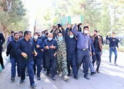 پیکر شهید مدافع حرم در مشهد به خاک سپرده شد