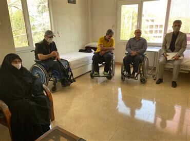 دیدار معاون رییس جمهوری با جانبازان قطع نخاعی