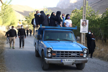 وداع با پیکر علامه حسن زاده آملی در روستای ایرا