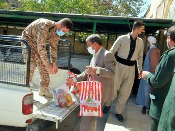 رزمایش کمک‌های مومنانه سپاه ناحیه جوانرود برگزار شد