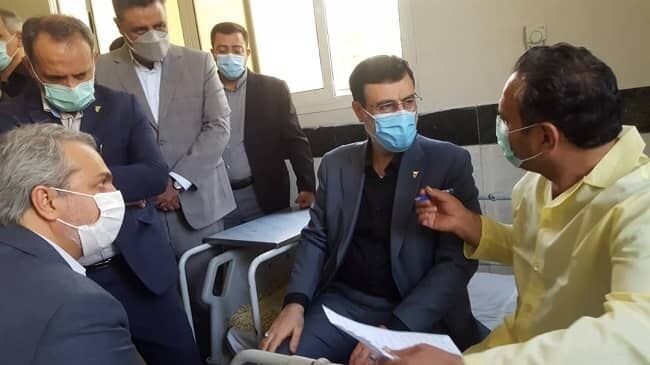 دیدار رییس بنیاد شهید و امور ایثارگران و وزیر صمت با جانبازان