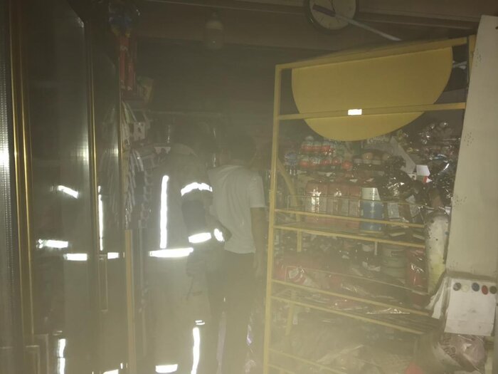 آتش سوزی مرگبار سوپرمارکتی در تهران