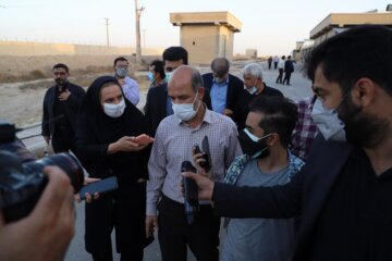 بازدید وزیر نیرو از پروژه‌های فاضلاب شهرستان اهواز