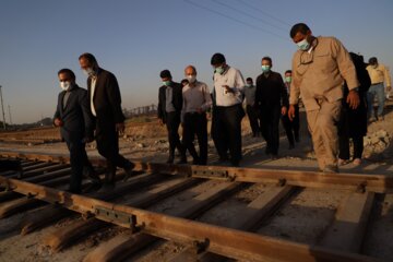 بازدید وزیر نیرو از پروژه‌های فاضلاب شهرستان اهواز