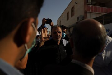 بازدید وزیر نیرو از پروژه‌های فاضلاب شهرستان اهواز