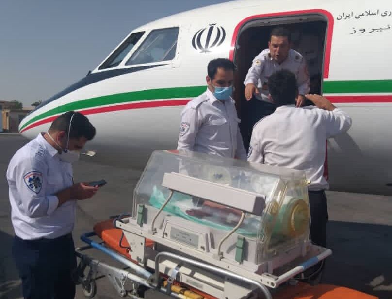 نجات جان نوزاد خوزستانی با انتقال به بیمارستان قلب تهران