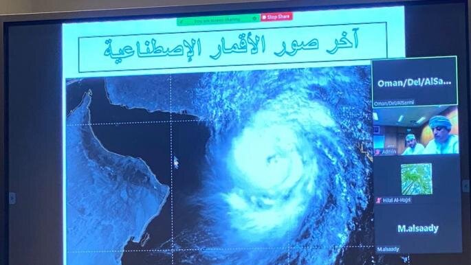  سایه سنگین طوفان شاهین بر فراز دریای عمان