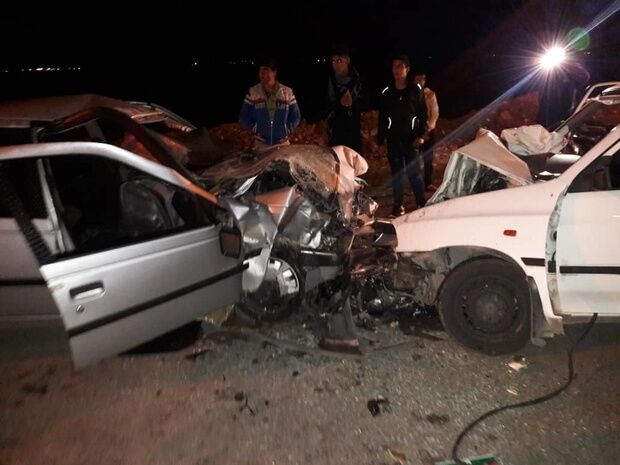 حادثه رانندگی در جاده آبادان - اهواز ۹ مصدوم برجا گذاشت