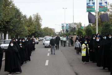 عزاداری خیابانی سالروز رحلت پیامبر در آستارا‎‎