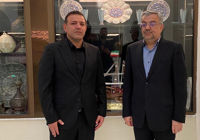 دیدار عزیزی‌خادم با مسوولان سفارت ایران در ابوظبی