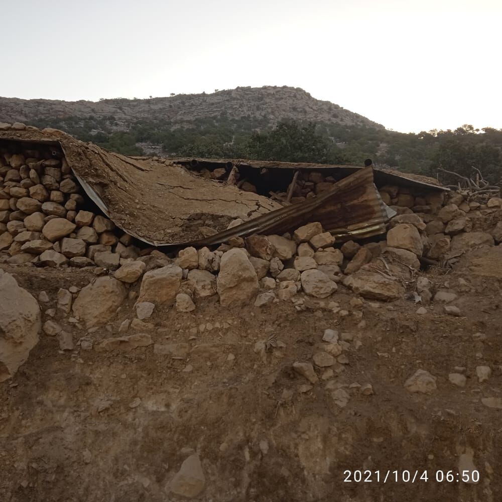 زمین لرزه به برخی آثار تاریخی شهرستان اندیکا آسیب وارد کرد