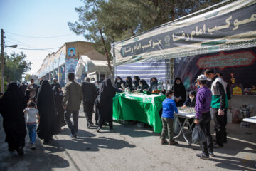 مراسم شهادت امام رضا (ع) با حضور خادمیاران رضوی در کرمانشاه