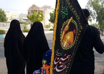 پیاده روی از حرم تا حرم بمناسبت سالروز شهادت امام رضا  (ع) در بوشهر