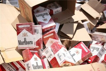 کشف محموله ۲ میلیارد ریالی دخانیات قاچاق در هلیلان ایلام