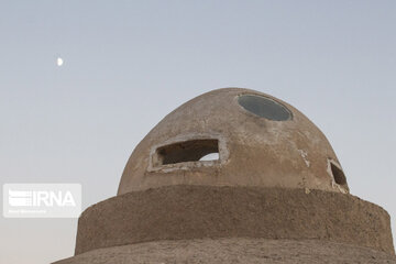 Qusheh historical bath; tourist resort in central Iran