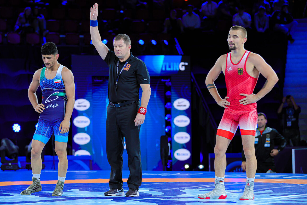 Iranian wrestler Delkhani wins 3rd Gold Medal 