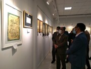 نمایشگاه آثار هنرمندان خوشنویسی در بیرجند گشایش یافت