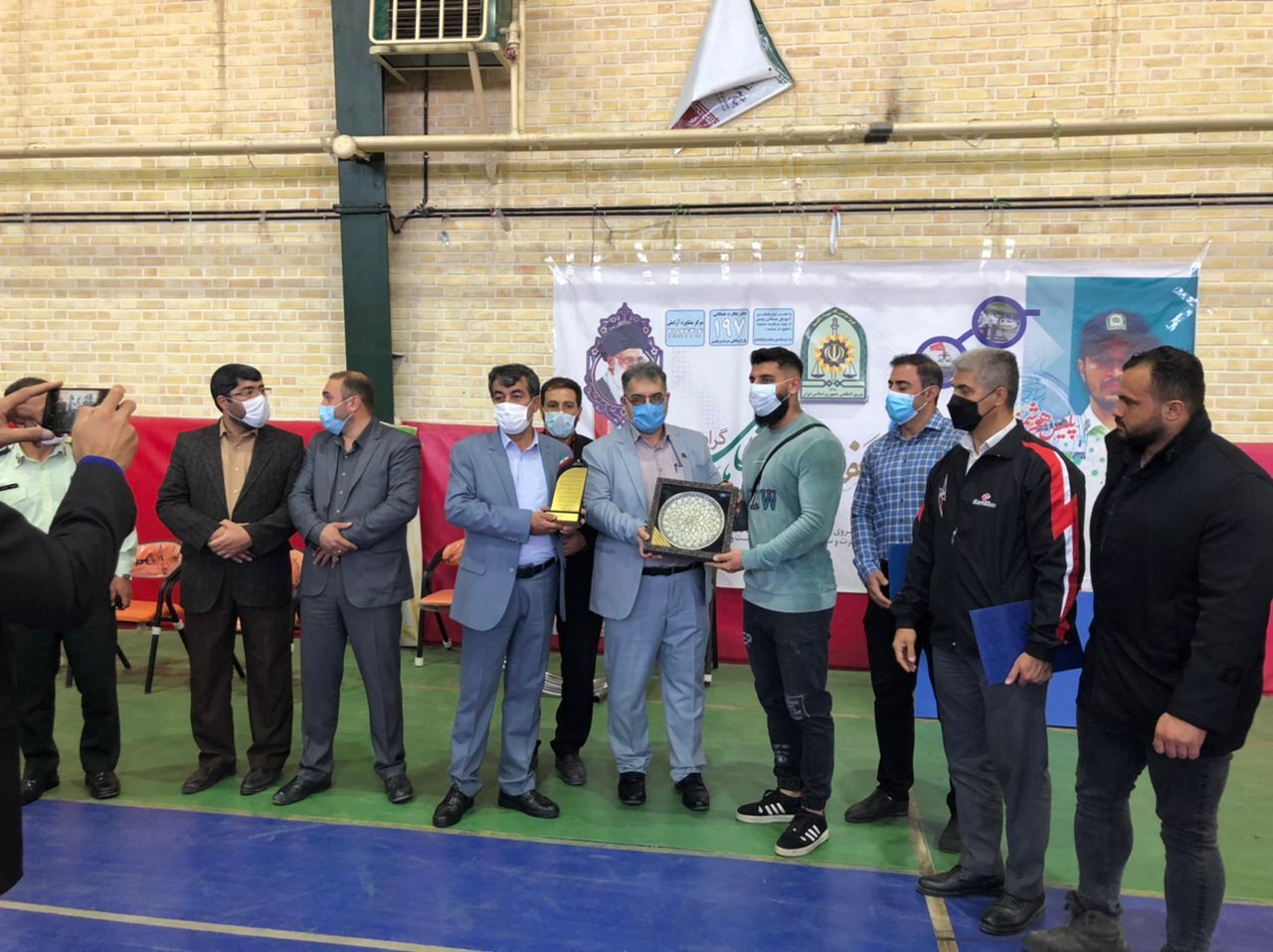 قهرمانان رشته بدنسازی شهرستان آوج تجلیل شدند