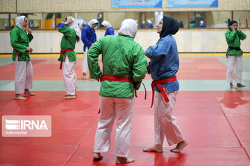 Concentración de la selección nacional de Kurash en Boynurd
