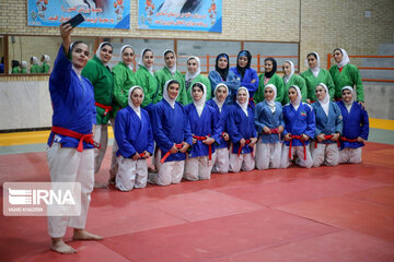 Concentración de la selección nacional de Kurash en Boynurd
