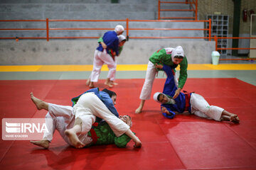 Concentración de la selección nacional de Kurash en Boynurd
