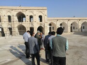  ارزیابان یونسکو از کاروانسرای مشیر استان بوشهر بازدید کردند