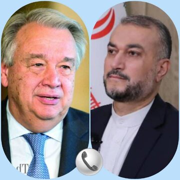 Amir Abdollahian et Guterres s’échangent sur l’échange de détenus Iran-USA