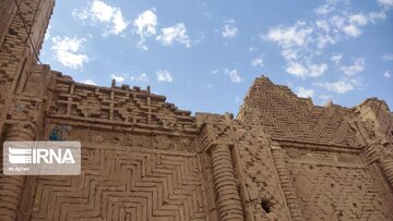 Jahanabad Caravanserai, a tourist attraction in north central Iran