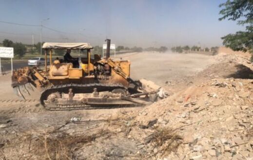 عملیات احداث بوستان ‌تپه چشمه در دزفول آغاز شد