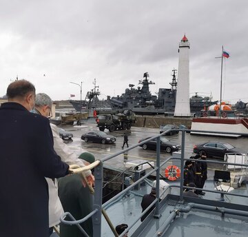 Chief of Staff of the Iranian Armed Forces visits Russian naval activities