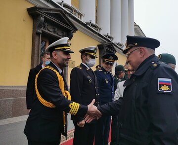 Chief of Staff of the Iranian Armed Forces visits Russian naval activities