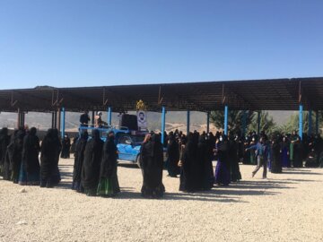 مراسم تشییع فرزند شهید پرازیده در یاسوج 2