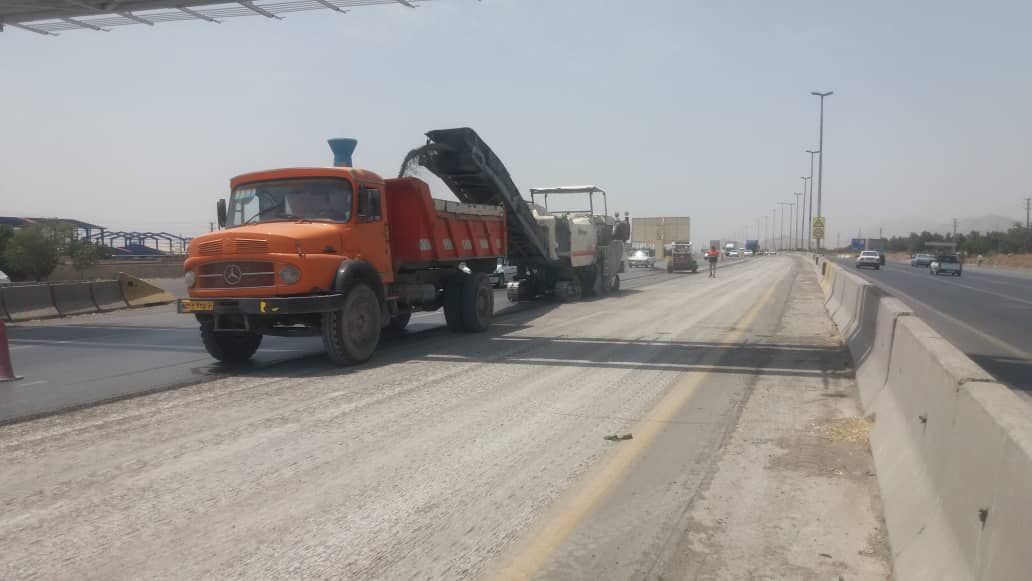  عملیات عمرانی و محدودیت موقت تردد در آزاد راه کرج - قزوین  آغاز شد