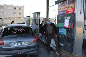 روال عادی جایگاه پمپ بنزین در سمنان