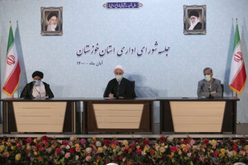 نشست بررسی وضعیت شرکت هفت تپه و شورای اداری خوزستان با حضور رئیس قوه