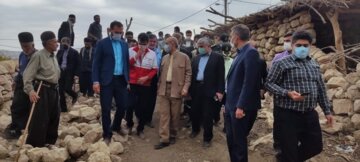 بازدید وزیر کشور از مناطق زلزله زده اندیکا