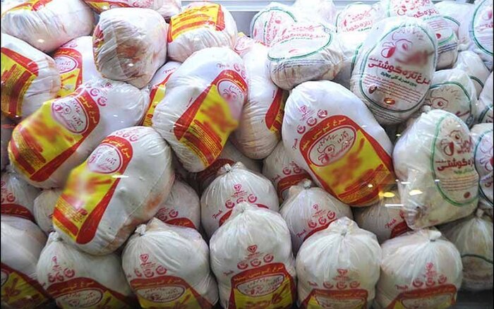 بیش از ۱۰ تن مرغ خارج از شبکه توزیع بازار در کرمانشاه کشف شد
