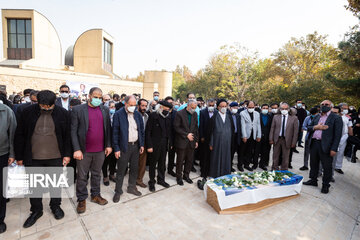 Funeral ceremony of Iranian prominent painter