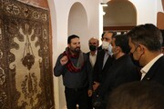 وزیر میراث فرهنگی از نمایشگاه فرش خودرنگ مهدیشهر دیدن کرد