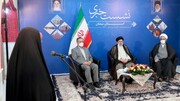گزارش تصویری نشست خبری رئیس جمهور در استان سمنان