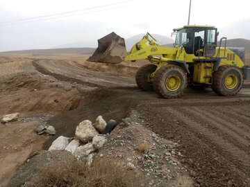 بهسازی مسیرهای روستایی آذربایجان غربی پس از سیل