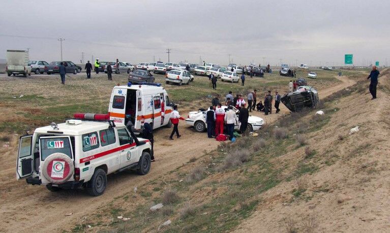 امدادرسانی هلال‌احمر به ۶۱۶ حادثه‌دیده در ۷۲ ساعت گذشته