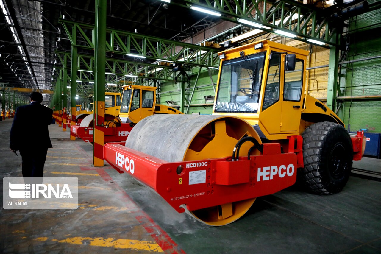 تولید سالانه ۲ هزار دستگاه ماشین‌آلات راهسازی در هپکو اراک هدفگذاری شد
