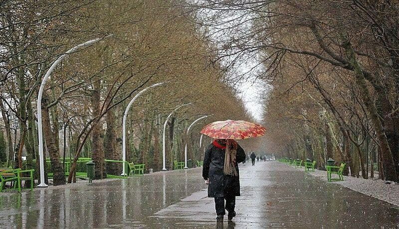 بارش باران و کاهش دما از امروز در بیشتر مناطق کشور 